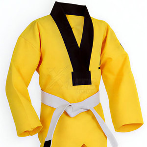 Uniforme de Taekwondo Classique Premium pour Hommes, Logo Personnalisable sur le Devant, Tissu Léger et Doux, Combinaison d'Arts Martiaux Adaptée à un Usage Quotidien - Product Image 3
