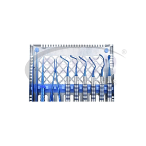 Microsurgery Dental Instruments Kit Blue Titanium Coated Manual Power Source Steel for Periodontal Treatment By <b>Blush</b> Surgical - Product Image 3