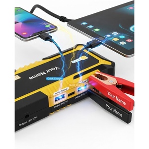 เครื่องจั๊มพ์สตาร์ทรถยนต์ GP4000 รุ่น Heavy-Duty แรงดันสูงสุด 4000A แบตเตอรี่สำรอง 12V แบบพกพา สำหรับรถยนต์ดีเซล 10 ลิตร - Product Image 3