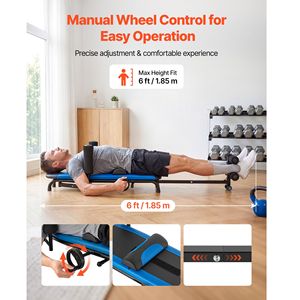 Mesa de Inversión para Trabajo Pesado, Capacidad de 350 Libras, Estructura Estable, Reposabrazos Ajustables, Dispositivos de Tracción y Corrección - Product Image 4