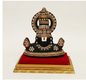 Estatua Religiosa de Resina de Venkateswara Thirupathi Balaji - Figura Decorativa para Mesa del Hogar - Product Image 1