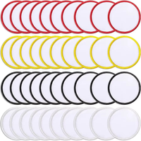 Patchs vierges personnalisables tendance pour sublimation, brodés 3D thermocollants, décorations sportives en feutre non tissé, avec motifs de chapeaux en forme de cœur