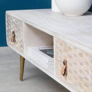 Mueble para TV de madera de mango blanqueada Vandana Mira Sierra - Product Image 4