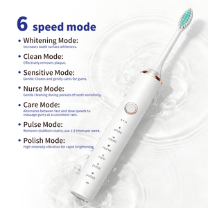 वयस्कों के लिए नए इलेक्ट्रिक टूथब्रश ओएम/ओडम ipx7 पनरोक दांत ब्रश रिचार्जेबल नरम ब्रश सिर टाइप-सी - Product Image 4