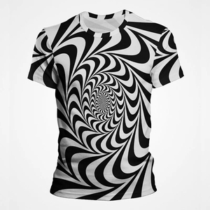 <b>Round</b> Neck Street Wear Men Sublimation T-Shirt Design Your Own Logo Custom Design 100% Sublimation Men's T-shirts - Product Image 6
