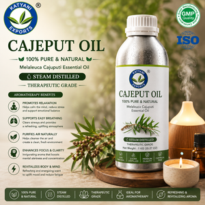 100% Pure Herbal Aromatic Profile B2B Steam Distilled Cajeput (Melaleuca Cajuputi) <b>Essential</b> <b>Oil</b> - By Katyani Exports From India - Product Image 5