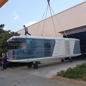 Casa Contenedor Modular de Acero de 20 pies, Tipo Cápsula, Estilo Villa China, para Uso en Exteriores, Prefabricada, para Hotel, Hogar u Oficina, con 3 Años de Garantía - Product Image 1