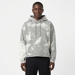 Sweat à capuche tie-dye personnalisé pour homme, coupe oversize, en coton French Terry, style streetwear décontracté, effet vieilli - Product Image 3