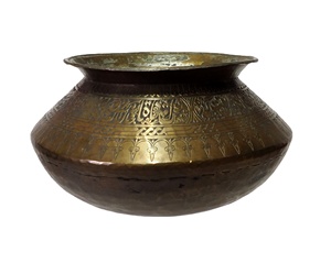 Olla Handi de Cocina de Diseño Moderno, Martillada, Pura, de Alta Calidad, Elegante para Uso en el Hogar, Cocina y Hotel - Product Image 1