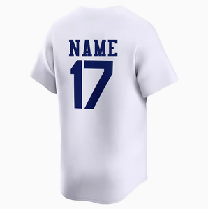 Sublimated Unisex <b>Baseball</b> Jersey Moisture Wicking Polyester Short Sleeve Sportswear V-Neck Team Uniform Shirts - Product Image 3