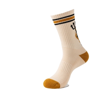 Chaussettes pour hommes à motifs imprimés colorés, respirantes, en coton, polyester et élasthanne, pour un usage quotidien, personnalisables - Product Image 3