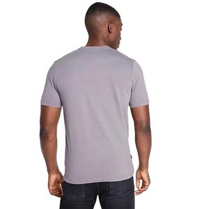 Venta al por mayor 100% algodón camiseta de los hombres de peso ligero antiarrugas ropa casual en color liso de alta calidad - Product Image 3