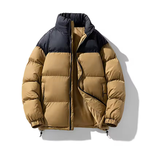 <b>Men</b> Classic Hooded Bubble <b>Jacket</b> Waterproof 100% Polyester Lightweight <b>Warm</b> Quilted Full Zip Casual Winter Regular Fit Outdoor - Product Image 6