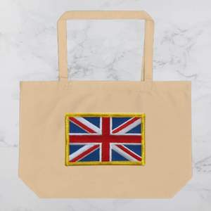 Bolso de mano reutilizable para compras, bolsa de tela natural para compras, bolsa de viaje con estampado gráfico de bandera de Australia, lona de algodón - Product Image 6