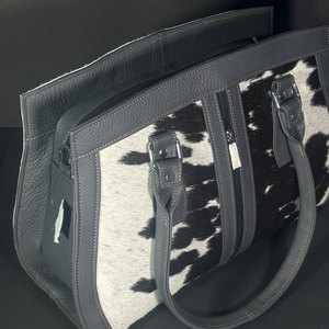 Sac à main en cuir véritable souple, couleur unie, taille haute, avec deux sangles, imperméable et respirant – Meilleur fournisseur en gros - Product Image 3