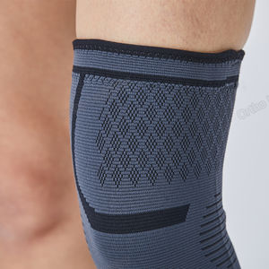 ปลอกรัดเข่าแบบถักนิตติ้งระบายอากาศได้ดี ทำจากไนลอน สำหรับกีฬา ช่วยพยุงและบรรเทาอาการปวดขา - Product Image 4