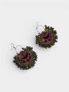 Exquisite And Elaborate Traditional Tribal Necklace Featuring Deep Luminous <b>Red</b> Oval <b>Beads</b> Strung Meticulously With Tiny Matchs - Product Image 6