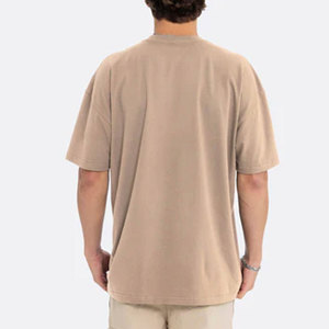 Camiseta de Cuello Redondo para Hombre, 100% Algodón, Estilo Hipster Hip Hop, Corte Largo, Preencogida, Tallas S-4XL, Moda Casual - Product Image 3