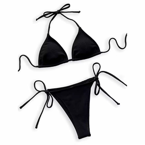 Two-Piece Bikini Set with Print Design Spandex Polyester Material High Quality Swimwear from Pakistan - Product Image 3
