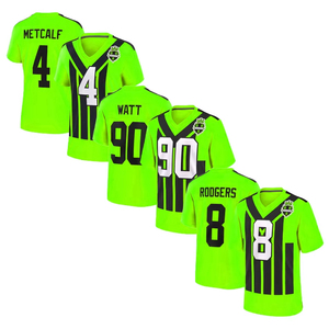 Maillot de football américain pour homme, style personnalisé, qualité supérieure, 100 % polyester, nouveau design - Product Image 3