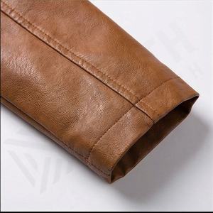 แจ็คเก็ตหนังแท้สำหรับขี่มอเตอร์ไซค์คุณภาพดีที่สุดสำหรับผู้ชาย รุ่นใหม่ล่าสุดสำหรับฤดูหนาว พร้อมแผ่นป้องกันที่ถอดออกได้ สามารถสั่งทำได้ - Product Image 6