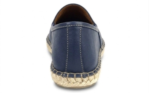 Espadrilles en toile bleu marine à bout carré, faciles à enfiler, respirantes, légères, avec semelle intermédiaire en EVA, style plat toutes saisons - Product Image 2