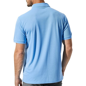 Nouveau design de polos décontractés pour hommes, à séchage rapide, 100% coton, couleur unie, polos pour hommes, logo personnalisé, polos de golf - Product Image 3