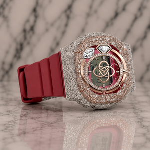 Reloj de Lujo con Diamantes Moissanite VVS para Hombre, Reloj de Pulsera de Acero Inoxidable Completamente Cubierto de Diamantes - Product Image 2