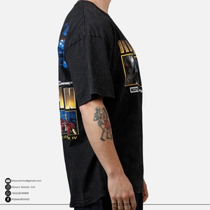Iron Man <b>Marvel</b> Studios Oversized Men's T-Shirt Short Sleeve Cotton Jersey Character <b>Print</b> Casual O-Neck Front Logo - Product Image 2