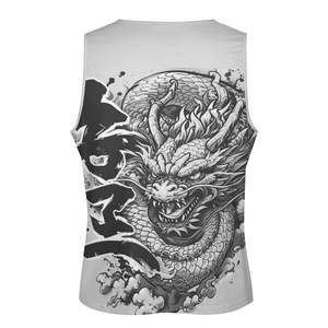 Camiseta sin mangas para hombre, ajustada, para gimnasio, entrenamiento, fitness, transpirable, ecológica, de secado rápido, informal. - Product Image 5