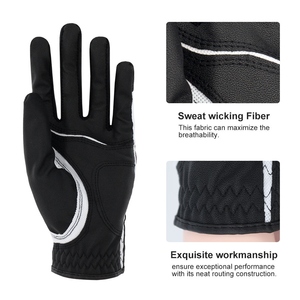 Gants de golf en cuir PU Cabretta à logo personnalisé, aimantés, pour usage extérieur – Vente chaude - Product Image 5