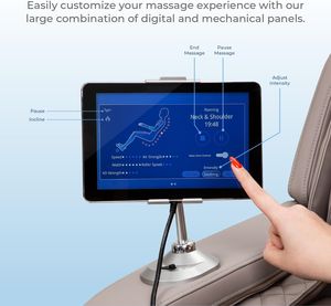 Sillón de Masaje Shiatsu de Primera Calidad, Sillón Reclinable de Gravedad Cero para Masaje Corporal Completo, Eléctrico con Rodillo para Pies Incorporado y Función de Aire - Product Image 5