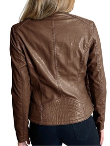Chaqueta de Cuero Elegante para Mujer con Corte Entallado, Fabricación Premium para Uso Casual, de Oficina y Nocturno, ODM - Product Image 3