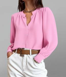 Camisa Elegante de Moda para Mujer, Verano, Lavable, Personalizable, Estilo Sostenible, Fabricante OEM ODM de Vietnam - Product Image 4