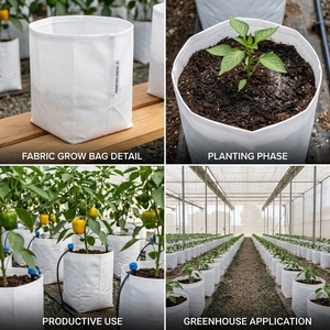 From <b>Seed</b> to Splendor Flourish Cocopeat Innovative <b>Hydroponic</b> Grow Bags (Black Inner/White Outer)-All-Season 5-Year Shelf Life - Product Image 6