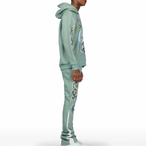 Conjuntos de chándal personalizados para hombre: sudaderas con capucha estilo streetwear, conjuntos de dos piezas, joggers cargo y sudaderas con capucha. - Product Image 3
