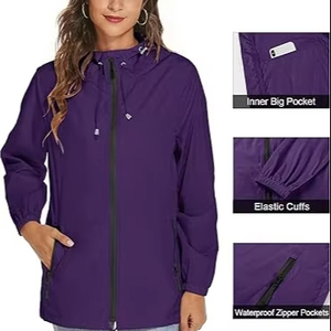 Wholesale Designer <b>Men</b> <b>Long</b> Winter Outdoor Windbreaker <b>Jacket</b> Stand Collar Vintage Style Lightweight Windproof Waterproof Hooded - Product Image 1