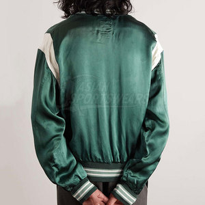 เสื้อแจ็คเก็ตผ้าซาตินสำหรับผู้ชาย ทนทาน น้ำหนักเบา ระบายอากาศได้ดี สไตล์คนเมือง สวมใส่สบาย ทรงหลวม คอลเลคชั่นเสื้อคลุม - Product Image 2