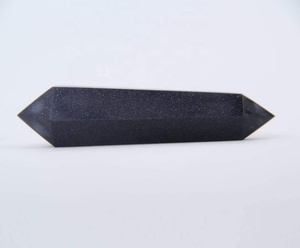 Hot Selling Big Size <b>Crystal</b> Tower Natural Blue Goldstone Double Terminated <b>Crystal</b> Points - Product Image 4