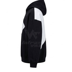 เสื้อฮู้ดดี้ผู้ชายทรงโอเวอร์ไซส์ ผ้าฟลีซนุ่ม สวมใส่สบาย ทรงหลวม อุ่นสบาย เหมาะสำหรับใส่ในชีวิตประจำวัน - Product Image 3