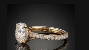 แหวนหมั้นทองคำเพาะเลี้ยง 4 ขา ฝังเพชรรูปไข่ 1 กะรัต/2 กะรัต/3 กะรัต ทองคำแท้ 14K/18K ชุบโรเดียม VVS VS รับรองโดย IGI ดีไซน์ทันสมัย - Product Image 3