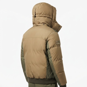 Veste matelassée personnalisée en duvet, chaude pour l'hiver, légère, à capuche, décontractée pour l'extérieur, coupe-vent, thermique - Product Image 2