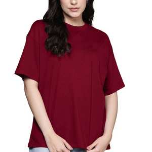 Camisetas de Mujer de Manga Corta, Color Sólido, Diseño Único, en Oferta, MOQ Bajo, para Venta en Línea - Product Image 1