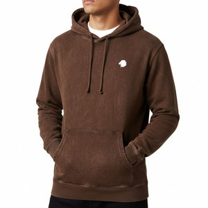 Style unique, léger, coupe confortable, basiques, mélange de coton, prix abordable, nouveau design, prix raisonnable, sweats à capuche pour hommes, effet délavé - Product Image 1
