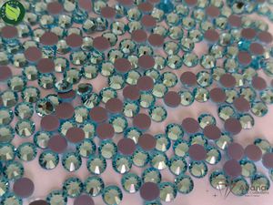 Piedras de Cristal de Zirconia Azul Bohemia, Turquesa Claro, Aguamarina, con Adorno de Pedrería Termoadhesiva Ariana para Prendas, Joyería y Artículos de Equitación - Product Image 6
