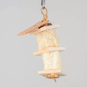Safety Pet Chew <b>Toys</b> Compressed Natural Loofah Small Size <b>for</b> Bunny Cat Chew Custom Size Wholesale Directly from Vietnam Farm - Product Image 5