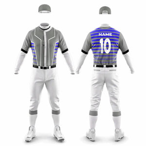 Dernier design, vente chaude, uniforme de baseball, fabricant, service OEM, uniforme de joueur de club, nom et numéros imprimés, uniforme de softball - Product Image 1