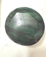 Beryl Vert Naturel Taillé Brillant Facetté 5000 Ct Pierre Précieuse Libre Grande Taille Polie Transparente pour la Fabrication de Bijoux