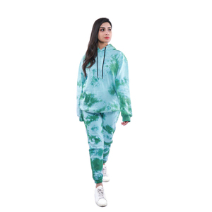 Ensemble décontracté 2 pièces pour femme en coton 100 % toile, sweat à capuche et pantalon de survêtement, imprimé camouflage, idéal pour l'hiver et les activités de plein air - Product Image 3