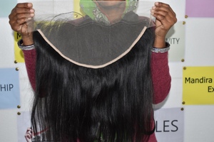 Cheveux indiens vierges purs Remy 100% du vendeur noirs 13*4 frontal Straight Natural Wave lâche Deep Wave Styles Cheveux humains vietnamiens - Product Image 6